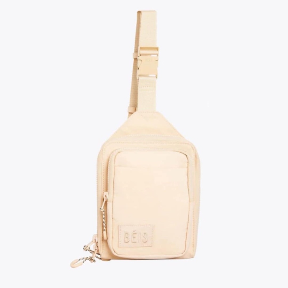 BEIS Cream Crossbody Bag